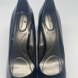 Bandolino Women’s Peep Toe Heels Pumps Patent Leather Black Size 8.5 M