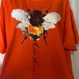 Bumble Bee Fruit Of The Loom T-Shirt Women’s Orange Size XL