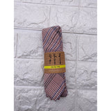 Skinny Tie Madness - Men’s Plaid Tie Pink SKM3225