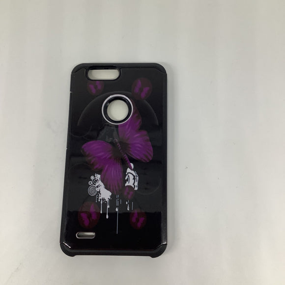 ZTE Sequoia Z982 Hard Phone Case Black and Purple