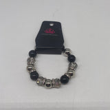 Paparazzi Jewelry Camera Chic Black and Sliver Bracelet Item 54