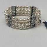 Paparazzi Jewelry Ritzy Ritz White Bracelet Item 150