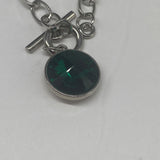 Paparazzi Jewelry She Sparkles On Green Necklace Item 63N