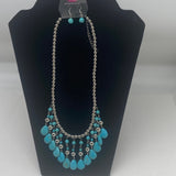 Paparazzi Jewelry Rural Revival Blue Necklace Item 83