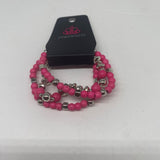 Paparazzi Jewelry Mountain Artist Pink Bracelet Item 50