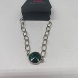 Paparazzi Jewelry All Aglitter Green Bracelet Item 63B