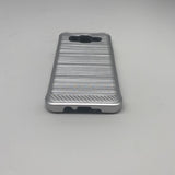 SAMSUNG ON5 Brushed Metallic Silver Impact Resistant Phone Case