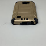 LG Spree Optimus Zone 3 VS425 K4 Shockproof Slim Combat Brushed Phone Case Gold