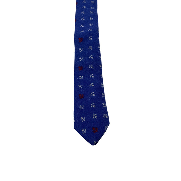 Skinny Tie Madness - Men’s Tie Blue White SKM3223