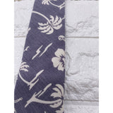 Skinny Tie Madness - Men’s Floral Tie White Grey SKM787