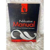 Publication Manual of the American Psychological Association Paperback Book