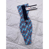 Skinny Tie Madness - Men’s Bow Tie Blue Multicolor SKM334