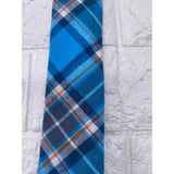 Skinny Tie Madness - Men’s Plaid Tie Blue SKM755