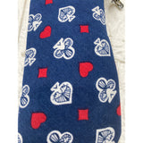 Skinny Tie Madness - Men’s Spades Tie Blue SKM3289