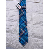 Skinny Tie Madness - Men’s Plaid Tie Blue SKM755