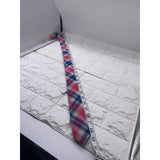 Skinny Tie Madness - Men’s Plaid Tie Pink SKM754