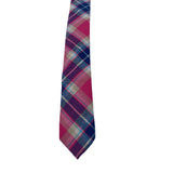 Skinny Tie Madness - Men’s Plaid Tie Pink SKM754