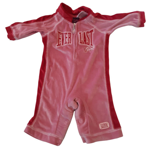 Everlast Baby Girls Size 0-3 Months One Piece Pants Set