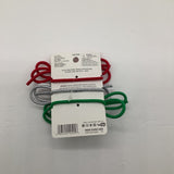 Scunci Christmas Xmas Color Elastic Bow No Pull Hair Ties 12545