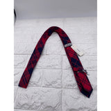 Skinny Tie Madness - Men’s Checked Tie Red Blue SKM2224