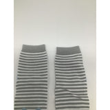 Cute Cat Knit Socks Women’s Horizontal Striped Socks Cotton Grey