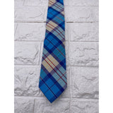 Skinny Tie Madness - Men’s Plaid Tie Blue SKM2035