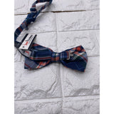 Skinny Tie Madness - Men’s Bow Tie Blue Multicolor SKM539