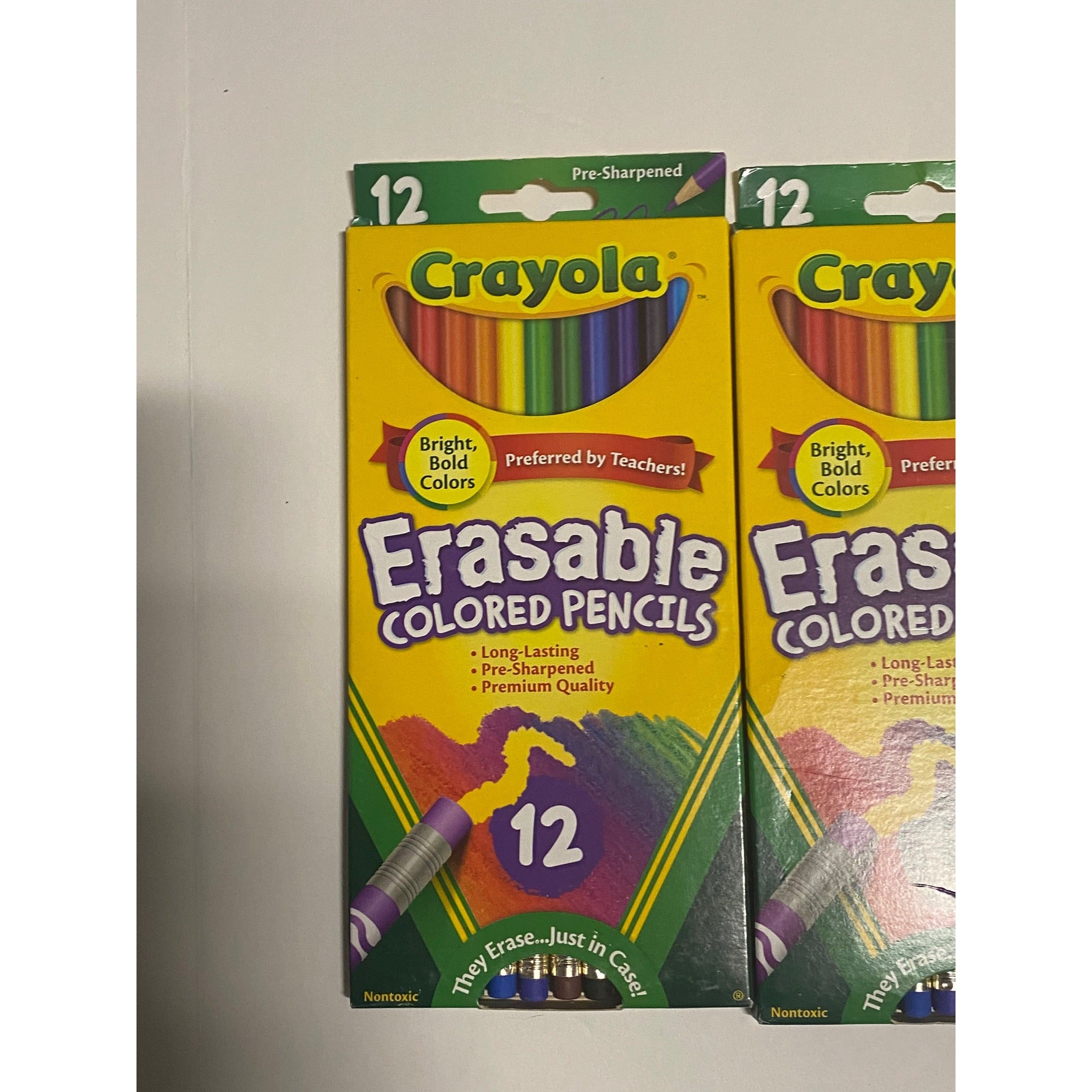 3 packs of Crayola Erasable Colored Pencils, 12 Non-Toxic, Pre-Sharpen –  LexTheSolution LLC Store