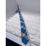 Skinny Tie Madness - Men’s Plaid Tie Blue SKM2035