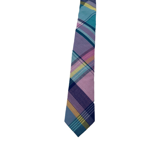 Skinny Tie Madness - Men’s Plaid Tie Multicolor SKM776