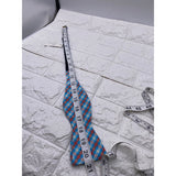 Skinny Tie Madness - Men’s Bow Tie Blue Multicolor SKM334