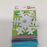 Scunci Snow Flakes Assortment Ties 8pcs 53590-P