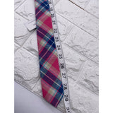 Skinny Tie Madness - Men’s Plaid Tie Pink SKM754