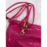 Glossy Women’s Shoulder Bag for Classy Casual Looks Pink