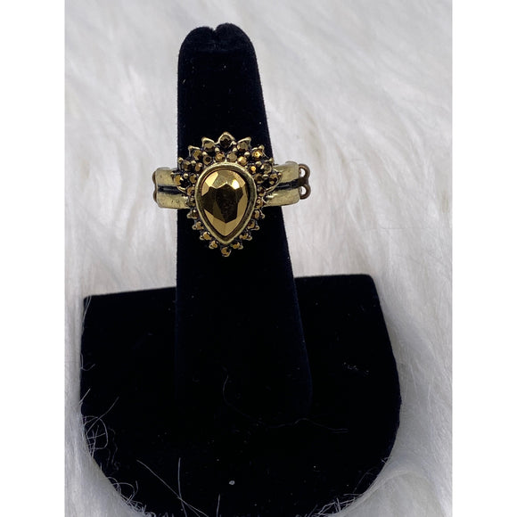 Paparazzi Jewerly- Till Queendom Come Brass Ring- Item 168