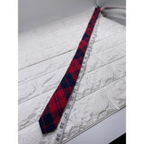 Skinny Tie Madness - Men’s Checked Tie Red Blue SKM2224