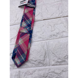 Skinny Tie Madness - Men’s Plaid Tie Pink SKM754