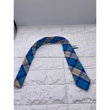 Skinny Tie Madness - Men’s Plaid Tie Blue SKM2035