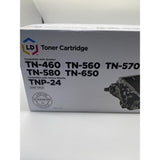 LD Toner Cartridge TN 460 560 570 580 650 TNP 24 Black Toner