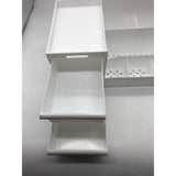 Plastic Cosmetic Multi-Compartment Storage Box for Small Items