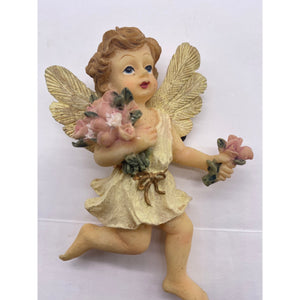 Angel with Flowers Figurine Refrigerator Magnet