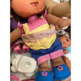 Toddler Girls Dolls and Toys Lot Bundle 21pcs