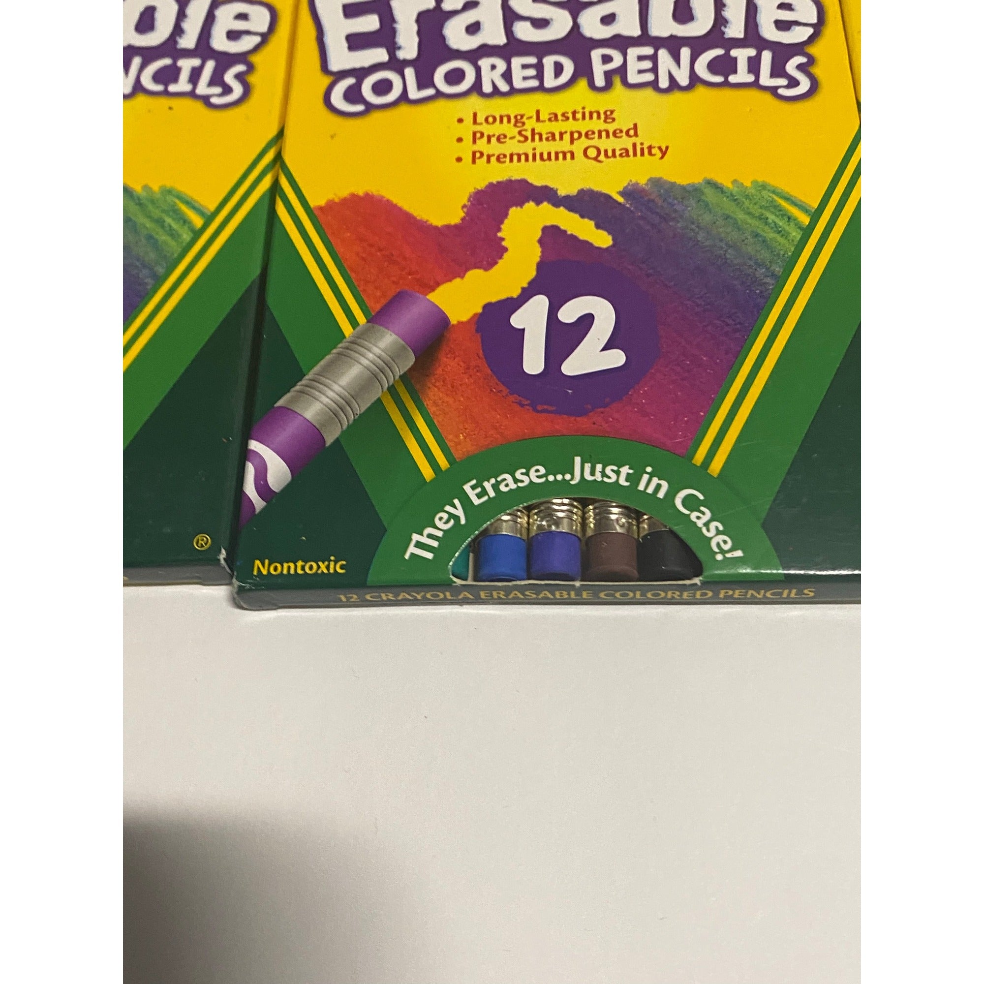 3 packs of Crayola Erasable Colored Pencils, 12 Non-Toxic, Pre-Sharpen –  LexTheSolution LLC Store