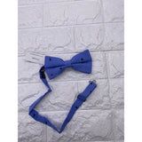 Skinny Tie Madness - Men’s Bow Tie Blue Multicolor Animal Print SKM858