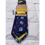 Skinny Tie Madness - Men’s Spades Tie Blue SKM3289