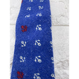 Skinny Tie Madness - Men’s Tie Blue White SKM3223