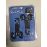 Carsys Car Holder Hooks Car Back Seat Headrest Hanger Black 2 Hooks