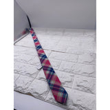 Skinny Tie Madness - Men’s Plaid Tie Pink SKM754