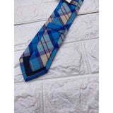 Skinny Tie Madness - Men’s Plaid Tie Blue SKM2035