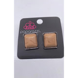 Eco Elegance - Brown Post Earrings- Item 162